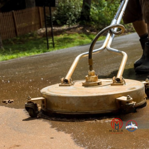 Two-Car Driveway Pressure Washing