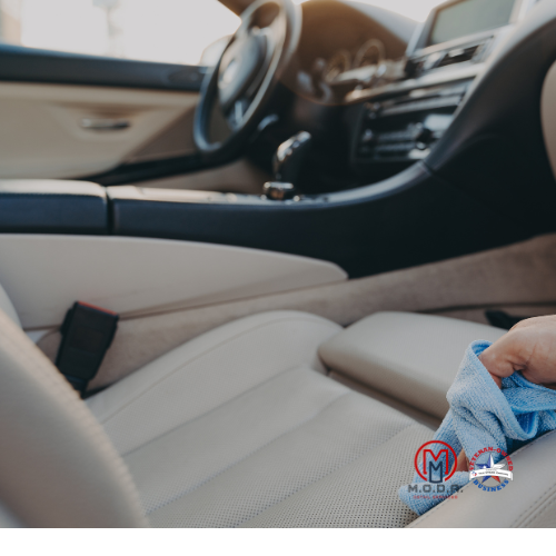 Premium Interior Car Steam Cleaning