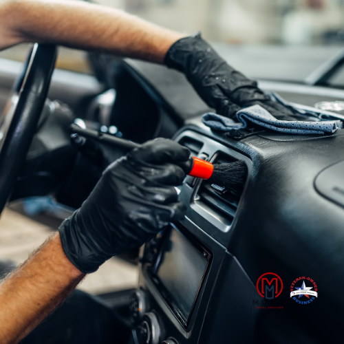 Premium Interior Car Steam Cleaning